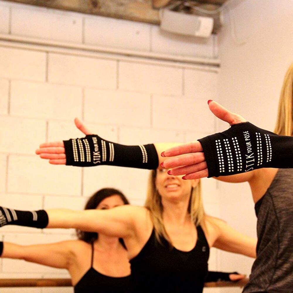 Barre Yoga Gloves Stik Your Pose Grippy Sleeves OS